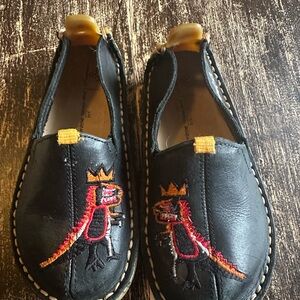 Vivo Barefoot Kids Slip Ons- Jean-Michael Basquiat Artist Colab